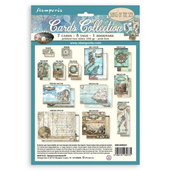 Stamperia, Songs of the Sea Cards Collection