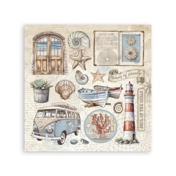 Stamperia, Silent Sea Stickers