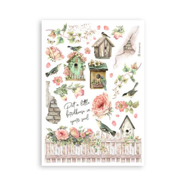 Stamperia, House of Roses A5 Washi Pad
