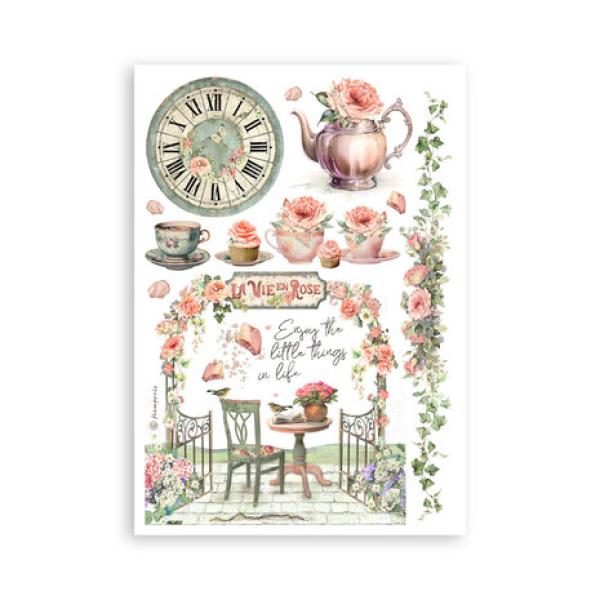 Stamperia, House of Roses A5 Washi Pad