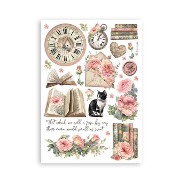 Stamperia, House of Roses A5 Washi Pad