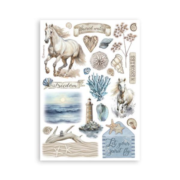 Stamperia, Silent Sea A5 Washi Pad