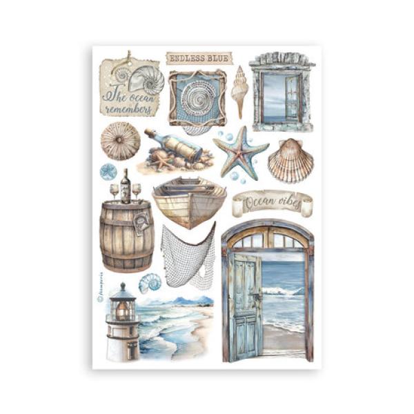 Stamperia, Silent Sea A5 Washi Pad