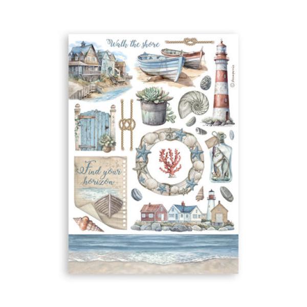 Stamperia, Silent Sea A5 Washi Pad