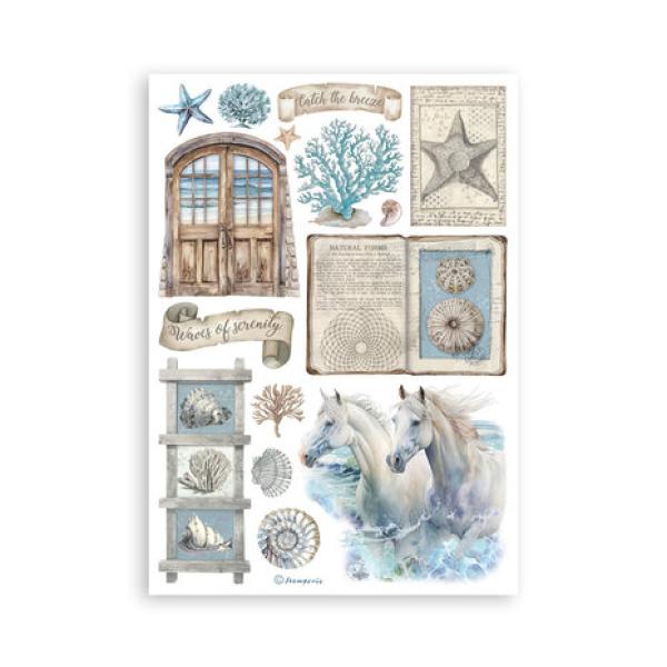 Stamperia, Silent Sea A5 Washi Pad