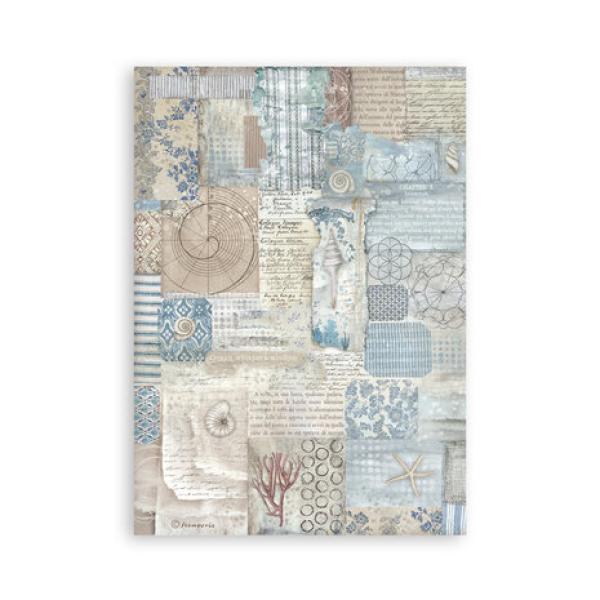 Stamperia, Silent Sea A5 Washi Pad