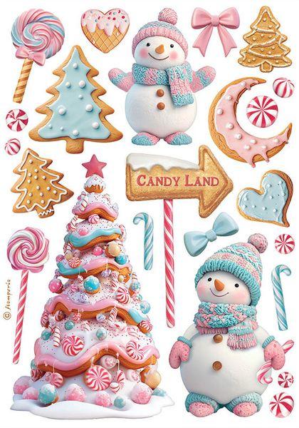 Stamperia, Candy Christmas A5 Washi Pad