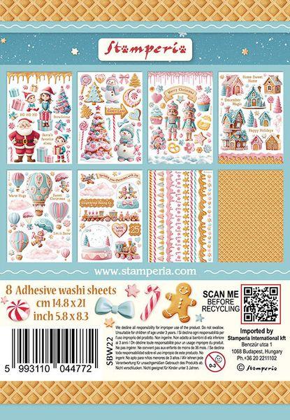 Stamperia, Candy Christmas A5 Washi Pad