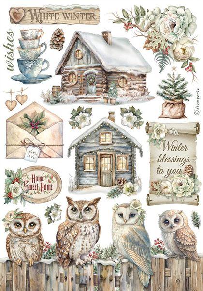 Stamperia, The Owl's House A5 Washi Pad