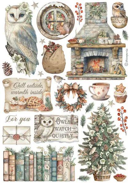 Stamperia, The Owl's House A5 Washi Pad