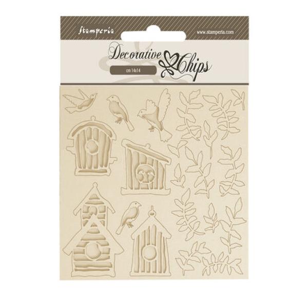 Stamperia, Garden Decorative Chips Nests