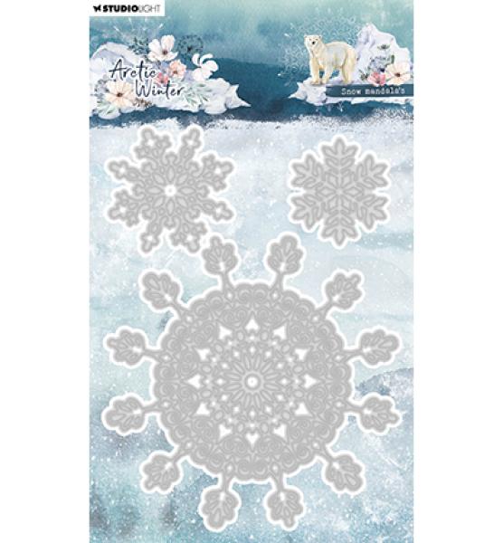 Studiolight • Stanzschablone Snow mandalas Artic Winter nr.762