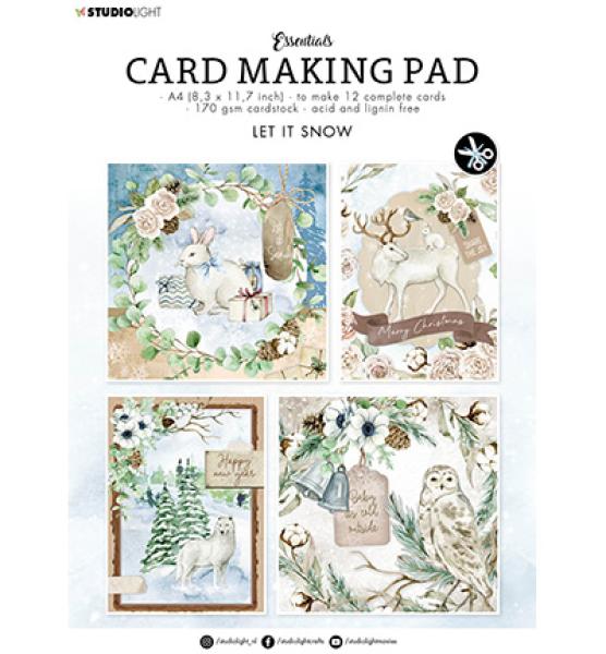 Studiolight • Card Making Pad Let it snow Essentials nr.08