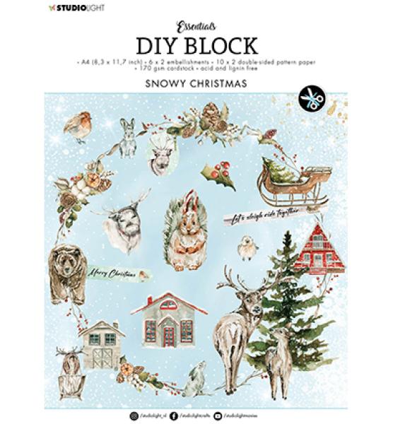 Studiolight • DIY Block Snowy Christmas, Christmas Essentials nr.48