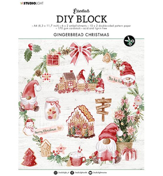 Studiolight • DIY Block Gingerbread Christmas, Christmas Essentials nr.49
