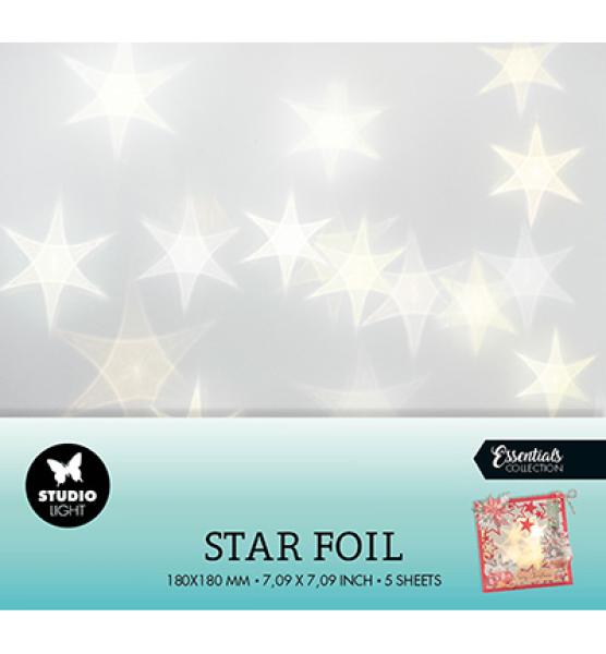 Studiolight • Star Foil 5 sheets Essentials nr.01