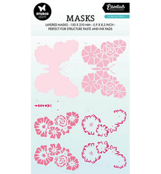 Studio Light • Mask Floral butterfly Essentials nr.170