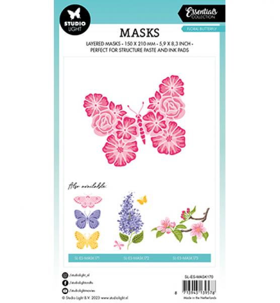 Studio Light • Mask Floral butterfly Essentials nr.170