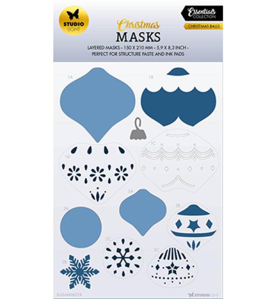 Studiolight • Mask Christmas balls Essentials nr.218