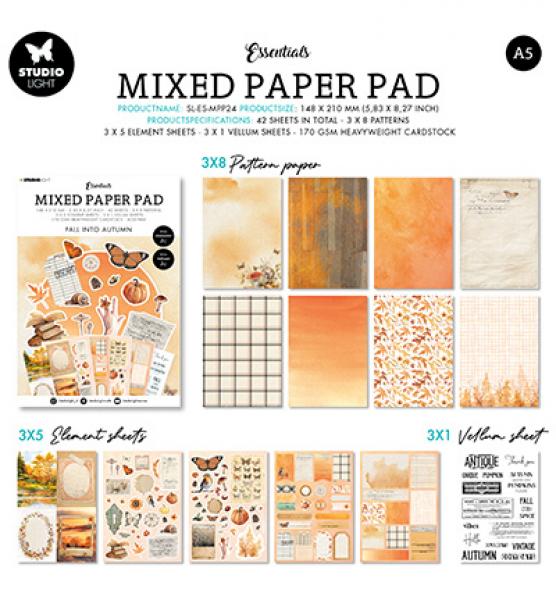 Studiolight • Mixed Paper Pad Fall into autumn Essentials nr.26