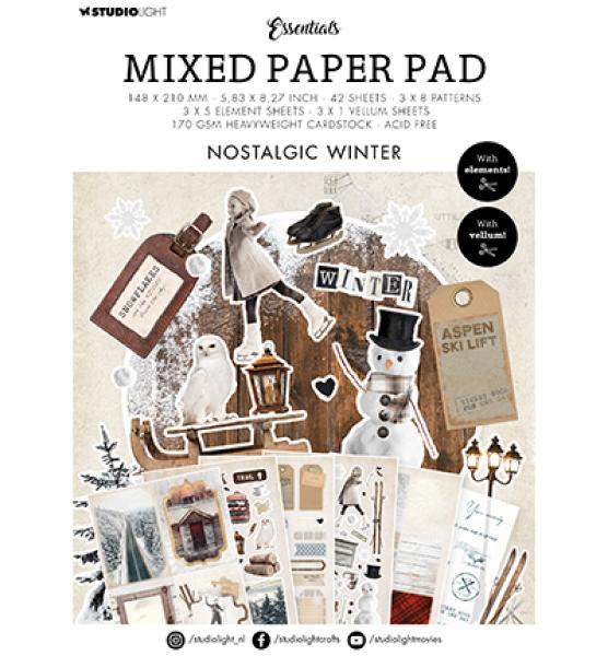 Studiolight • Mixed Paper Pad Nostalgic winter Essentials nr.28