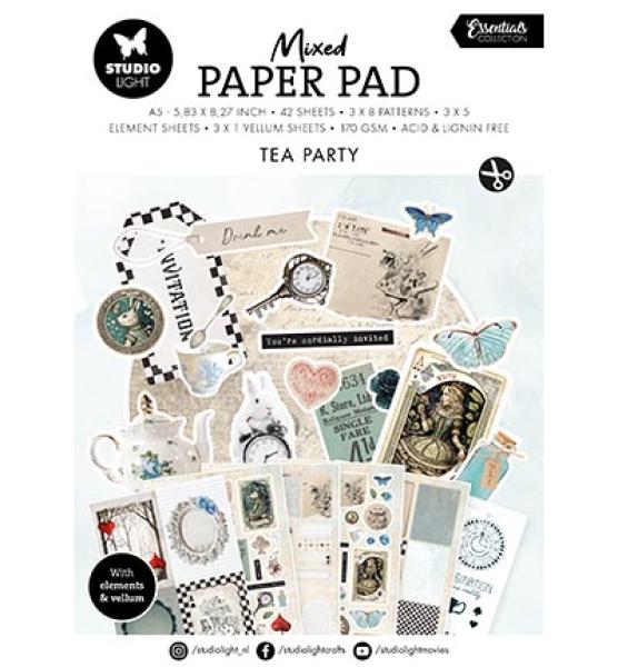 Studiolight • Mixed Paper Pad Tea party Essentials nr.29