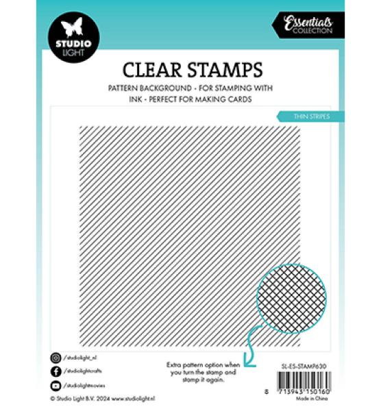 Studiolight • Stamp Thin stripes Essentials nr.630