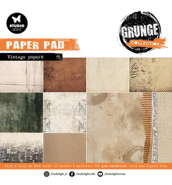 Studiolight • Paper Pad Vintage papers Grunge Collection nr.136