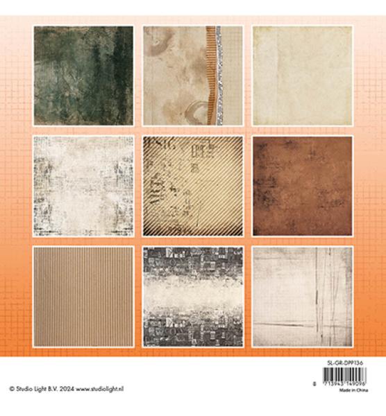 Studiolight • Paper Pad Vintage papers Grunge Collection nr.136