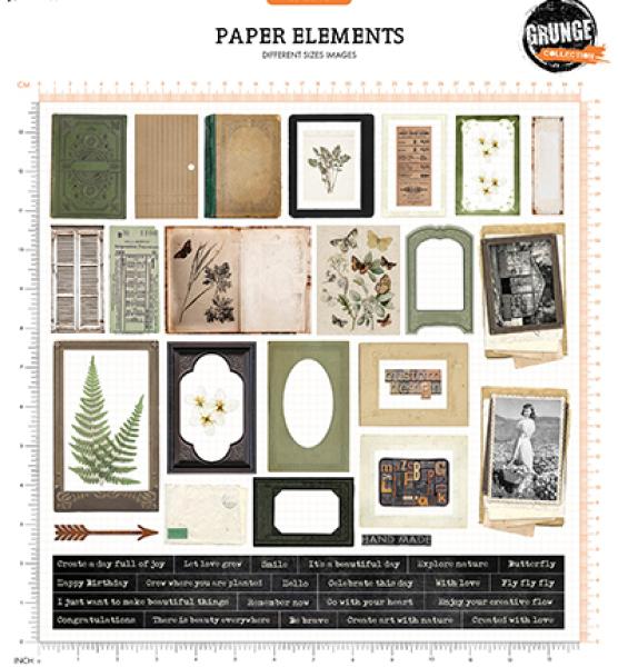 Studiolight • Paper Elements Frames and texts Grunge Collection nr.10