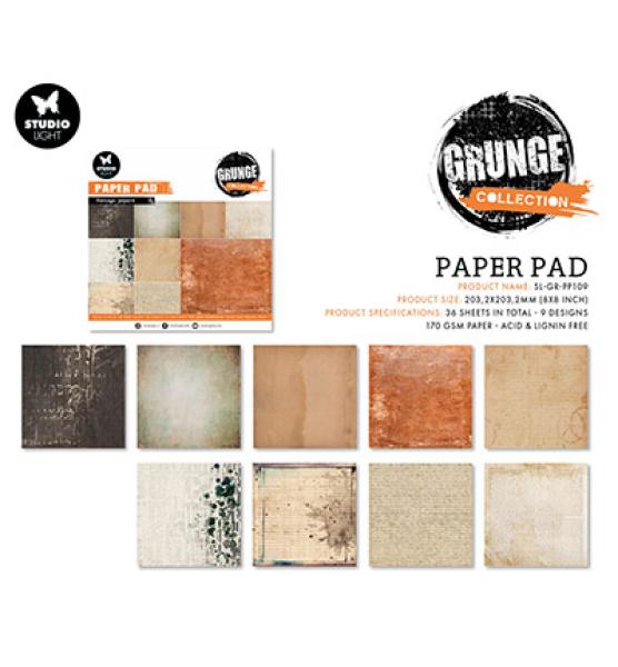 Studiolight • Paper Pad Old papers Grunge Collection nr.109