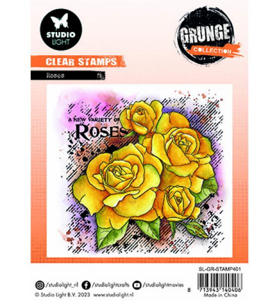 Studiolight, Stamp Roses Grunge Collection nr.401
