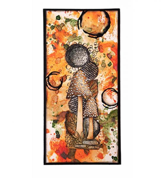 Studiolight • Stamp Mushrooms Grunge collection nr.446
