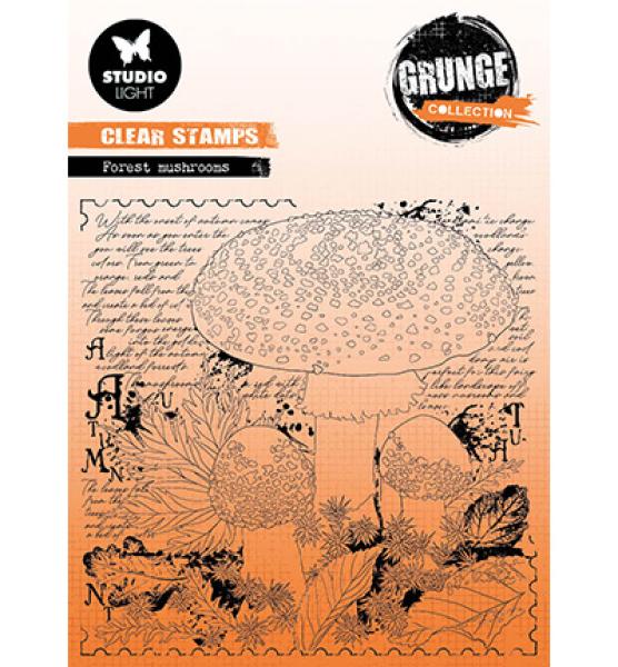 Studiolight • Stamp Forrest Mushrooms Grunge collection nr.453