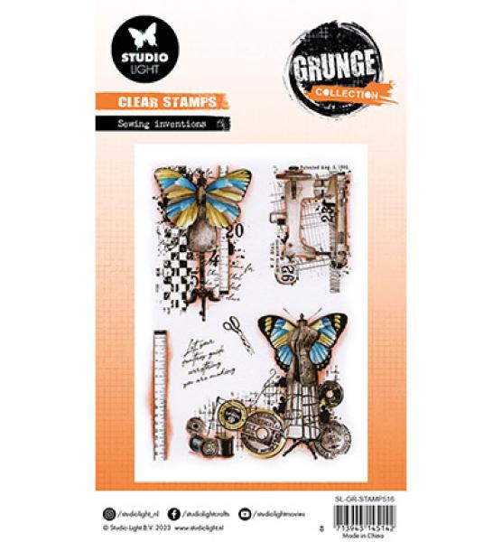 Studiolight • Stamp Sewing inventions Grunge Collection nr.516