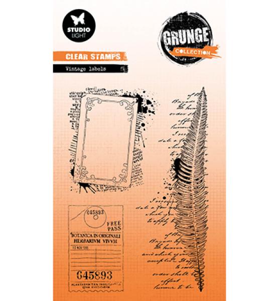 Studiolight, Stamps Grunge Collection Vintage labels
