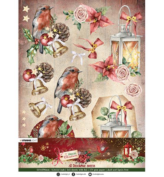 Studiolight • Paper Set 3D Cutting sheets Magical Christmas nr.33