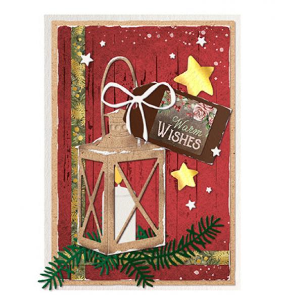 Studiolight • Stamp Wood background Magical Christmas nr.502