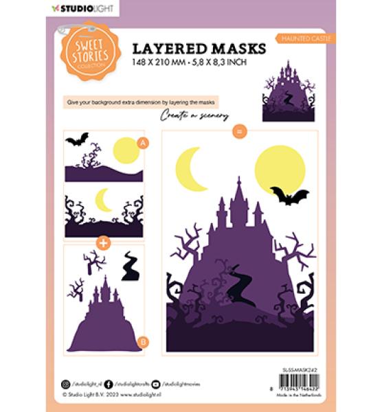 Studiolight • Stencil Haunted castle Sweet Stories nr.242