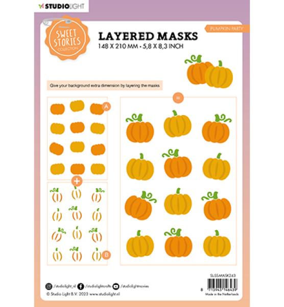 Studiolight • Stencil Pumpkin party Sweet Stories nr.243