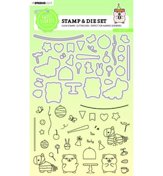 Studio Light • Stamp und Die Tea party Sweet Stories nr.56