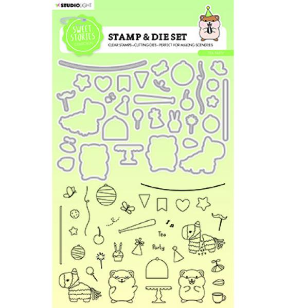 Studio Light • Stamp und Die Tea party Sweet Stories nr.56