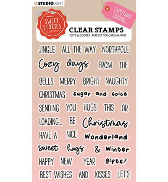 Studiolight, Stempel Quotes small Christmas loading Sweet Stories nr.295