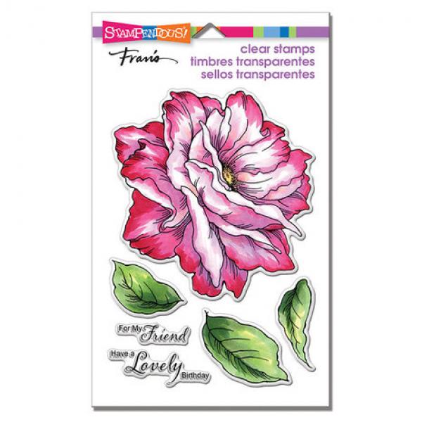 Stampendous, Rose Friend Perfectly Clear Stamps