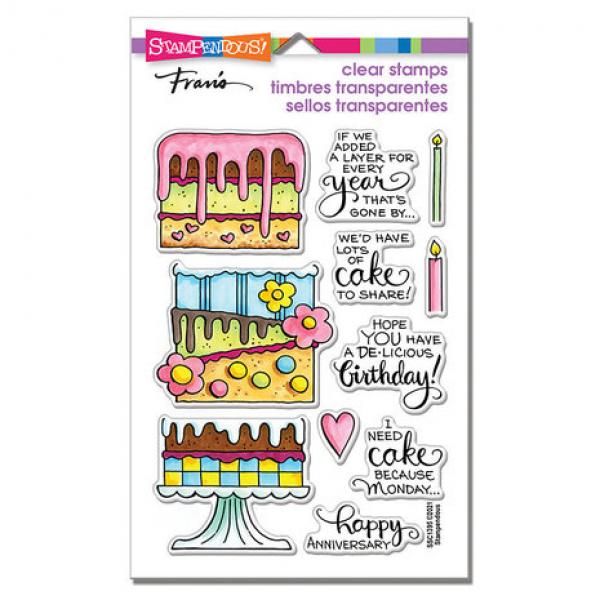 Stampendous, Cake Perfectly Clear Stamps