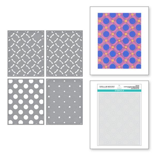 Spellbinders, Layered Geometric Optical Stencils