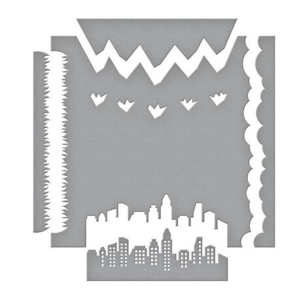 Spellbinders, Background Scapes Stencils
