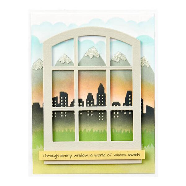 Spellbinders, Background Scapes Stencils