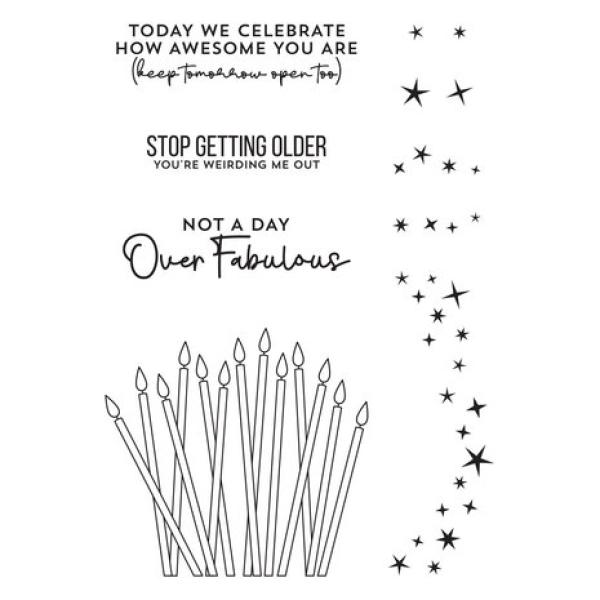 Spellbinders, Awesome Birthday Clear Stamp