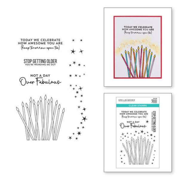 Spellbinders, Awesome Birthday Clear Stamp